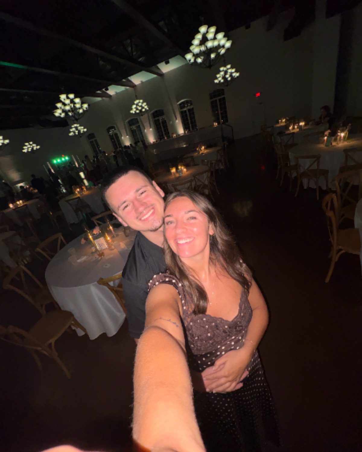 Guest selfie at the reception